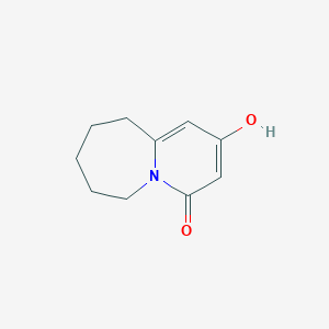 2-Hydroxy-7,8,9,10-tetrahydropyrido[1,2-a]azepin-4(6H)-one