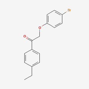 Ethanone, 2-(4-bromophenoxy)-1-(4-ethylphenyl)-