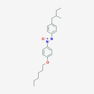 1-(Hexyloxy)-4-{(Z)-[4-(2-methylbutyl)phenyl]-NNO-azoxy}benzene