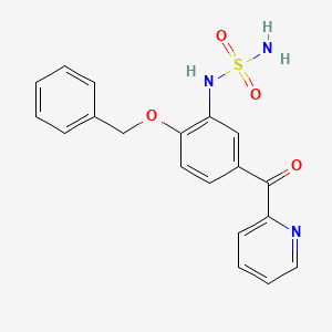 N-[2-(Benzyloxy)-5-(pyridine-2-carbonyl)phenyl]sulfuric diamide