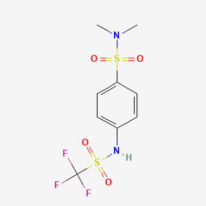 N,N-Dimethyl-4-[(trifluoromethanesulfonyl)amino]benzene-1-sulfonamide