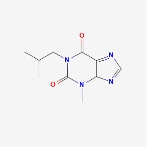 3-Methyl-1-(2-methylpropyl)-3,4-dihydro-1H-purine-2,6-dione