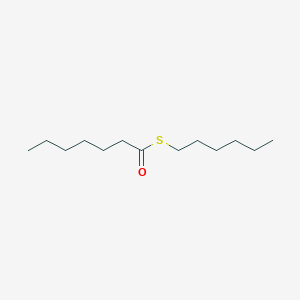 molecular formula C13H26OS B14612129 S-Hexyl heptanethioate CAS No. 60189-96-0