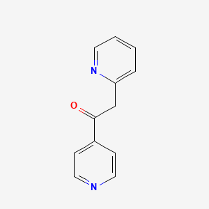 molecular formula C12H10N2O B14612141 2-(Pyridin-2-yl)-1-(pyridin-4-yl)ethanone CAS No. 59576-34-0