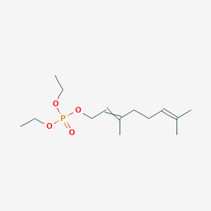 molecular formula C14H27O4P B14612147 3,7-Dimethylocta-2,6-dien-1-YL diethyl phosphate CAS No. 60699-29-8