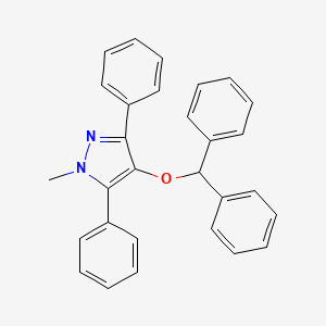 4-(Diphenylmethoxy)-1-methyl-3,5-diphenyl-1H-pyrazole