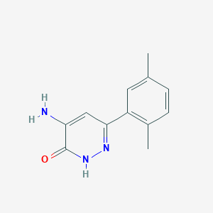 4-Amino-6-(2,5-dimethylphenyl)pyridazin-3-ol