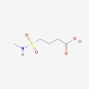 molecular formula C5H11NO4S B1461220 4-[(Methylamino)sulfonyl]butanoic acid CAS No. 1042583-67-4