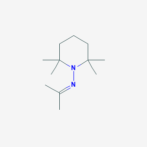 molecular formula C12H24N2 B14612209 N-(2,2,6,6-Tetramethylpiperidin-1-yl)propan-2-imine CAS No. 57855-45-5