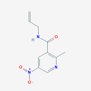 2-Methyl-5-nitro-N-(prop-2-en-1-yl)pyridine-3-carboxamide