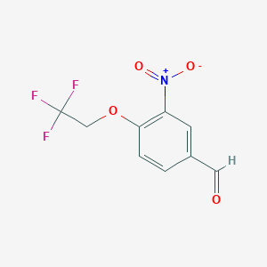 3-Nitro-4-(2,2,2-trifluoroethoxy)-benzaldehyde