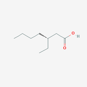 Heptanoic acid, 3-ethyl-, (R)-