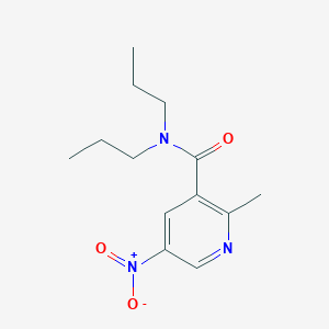 2-Methyl-5-nitro-N,N-dipropylpyridine-3-carboxamide