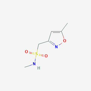 N-methyl-1-(5-methyl-1,2-oxazol-3-yl)methanesulfonamide