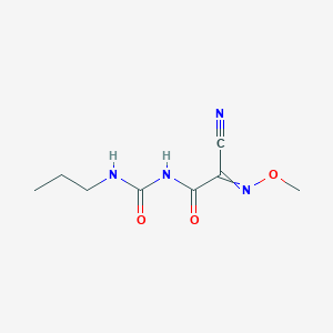 2-Cyano-2-(methoxyimino)-N-(propylcarbamoyl)acetamide