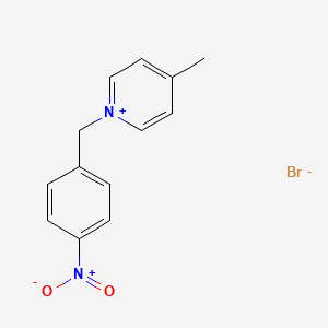 4-Methyl-1-[(4-nitrophenyl)methyl]pyridin-1-ium bromide