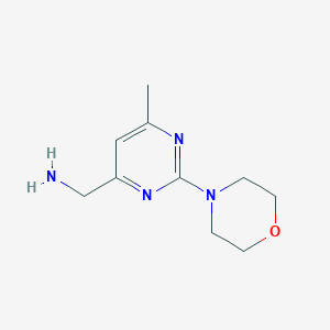 (6-Methyl-2-morpholinopyrimidin-4-yl)methanamine