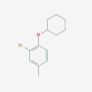2-Bromo-1-(cyclohexyloxy)-4-methylbenzene