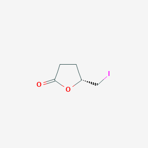 2(3H)-Furanone, dihydro-5-(iodomethyl)-, (R)-