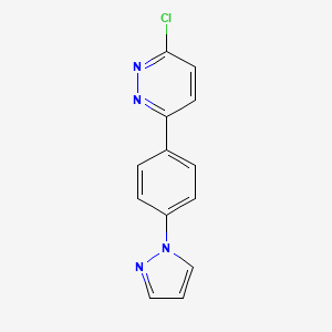 3-chloro-6-[4-(1{H}-pyrazol-1-yl)phenyl]pyridazine