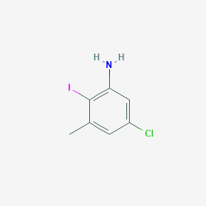 molecular formula C7H7ClIN B1461239 5-氯-2-碘-3-甲基苯胺 CAS No. 1150617-63-2