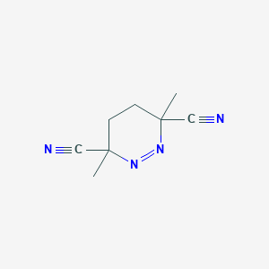 3,6-Dimethyl-3,4,5,6-tetrahydropyridazine-3,6-dicarbonitrile