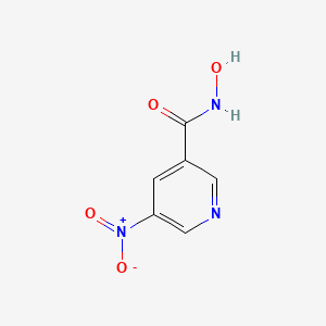 molecular formula C6H5N3O4 B14612407 N-Hydroxy-5-nitropyridine-3-carboxamide CAS No. 59290-22-1