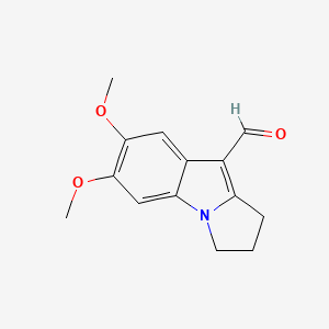 1H-Pyrrolo[1,2-a]indole-9-carboxaldehyde, 2,3-dihydro-6,7-dimethoxy-