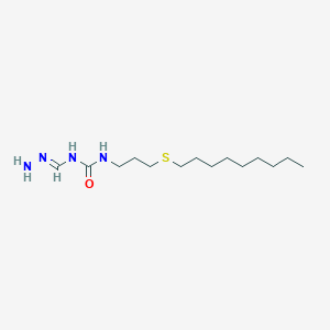 1-[(E)-hydrazinylidenemethyl]-3-(3-nonylsulfanylpropyl)urea