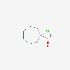 Cycloheptanecarboxaldehyde, 1-chloro-