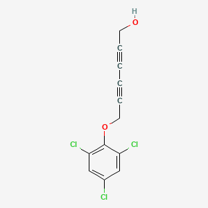 6-(2,4,6-Trichlorophenoxy)hexa-2,4-diyn-1-OL