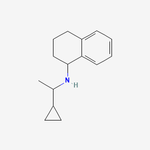 N-(1-cyclopropylethyl)-1,2,3,4-tetrahydronaphthalen-1-amine