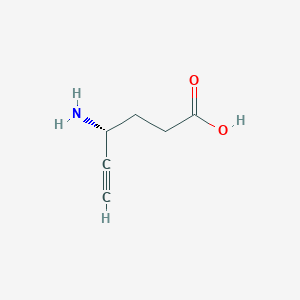 5-Hexynoic acid, 4-amino-, (R)-