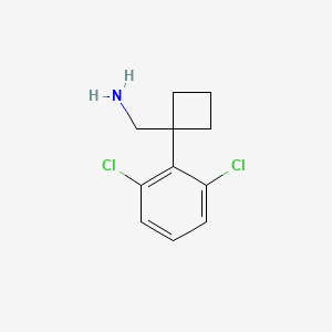 [1-(2,6-Dichlorophenyl)cyclobutyl]methanamine