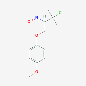 1-(3-Chloro-3-methyl-2-nitrosobutoxy)-4-methoxybenzene