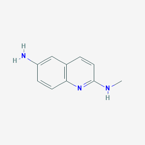 molecular formula C10H11N3 B1461250 2-N-甲基喹啉-2,6-二胺 CAS No. 914460-72-3