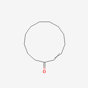 molecular formula C13H22O B14612534 Cyclotridec-2-en-1-one CAS No. 59454-32-9