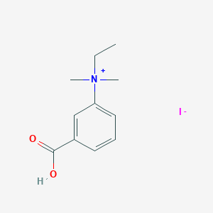 molecular formula C11H16INO2 B14612536 3-Carboxy-N-ethyl-N,N-dimethylanilinium iodide CAS No. 60973-90-2