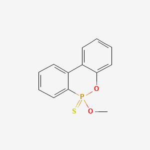 6-Methoxy-6H-dibenz(c,e)(1,2)oxaphosphorin 6-sulfide