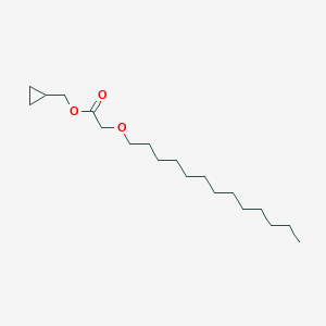 molecular formula C19H36O3 B14612547 Cyclopropylmethyl (tridecyloxy)acetate CAS No. 60128-21-4