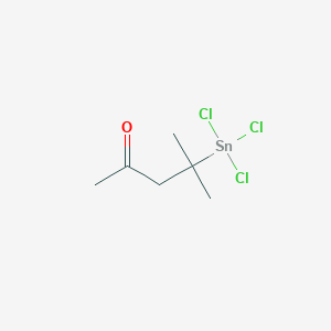 4-Methyl-4-(trichlorostannyl)pentan-2-one