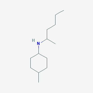 molecular formula C13H27N B1461259 (1r,4r)-N-(hexan-2-yl)-4-methylcyclohexan-1-amine CAS No. 1592011-02-3