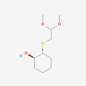 (1R,2R)-2-[(2,2-Dimethoxyethyl)sulfanyl]cyclohexan-1-ol