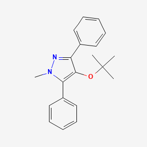 4-tert-Butoxy-1-methyl-3,5-diphenyl-1H-pyrazole