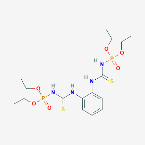 1-Diethoxyphosphoryl-3-[2-(diethoxyphosphorylcarbamothioylamino)phenyl]thiourea