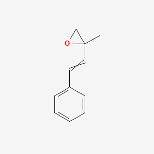 2-methyl-2-(2-phenylethenyl)oxirane