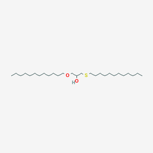 1-(Dodecyloxy)-3-(dodecylsulfanyl)propan-2-OL