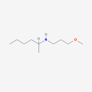molecular formula C10H23NO B1461265 (Hexan-2-yl)(3-methoxypropyl)amine CAS No. 1157731-28-6