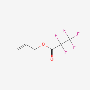 molecular formula C6H5F5O2 B14612660 Allyl pentafluoropropionate CAS No. 58883-50-4