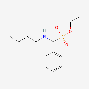 Ethyl [(butylamino)(phenyl)methyl]phosphonate